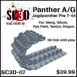 SC3D-07 1/35 Panther A/G/Jagdpanther (pre-7/44) workable track links.
