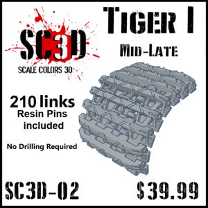 SC3D-02 1/35 Tiger I mid-late production tracks